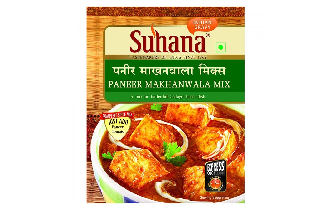 Suhana Paneer Makhanwala Mix    Pack  50 grams